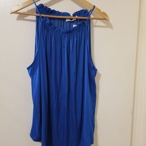 NWT Ricki's Elegant Blue Sleeveless Top NWT